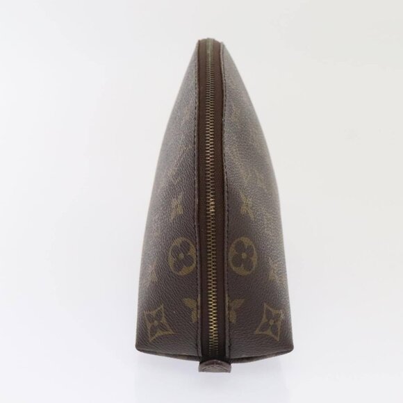 LOUIS VUITTON Monogram Trousse Demi Ronde Cosmetic Pouch M47520 LV Auth 90360 - Picture 6 of 16